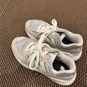 New Balance 57/40 Gray and White Sneakers